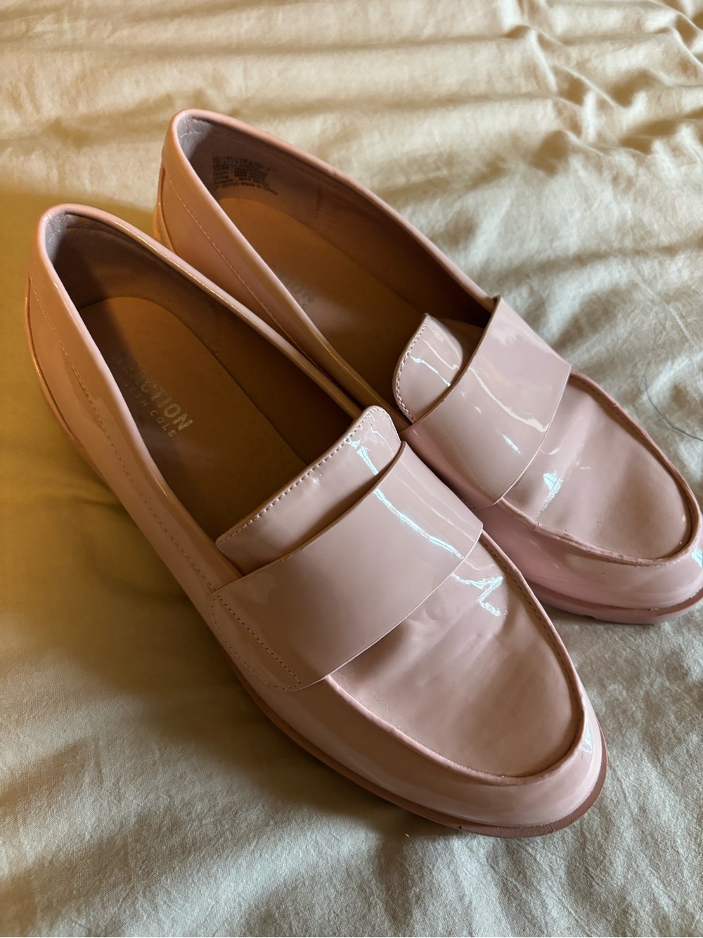 Kenneth Cole Reaction Blush Patent Leather Loafers